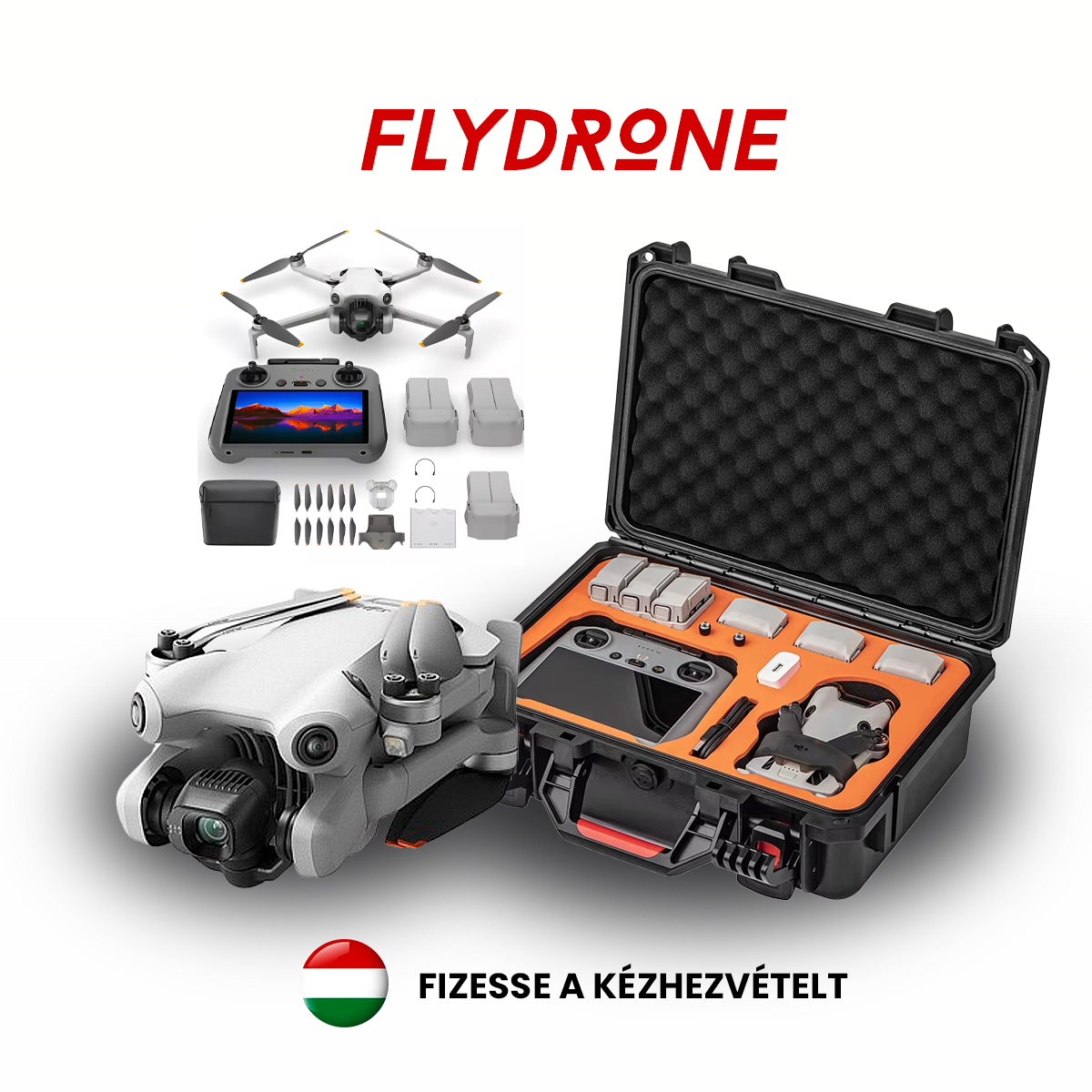 FlyDrone™ 4K HD + Különleges ajándék meglepetés ingyen